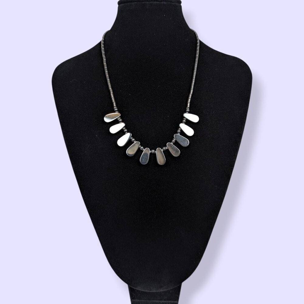 Vintage Hematite Accent Necklace
